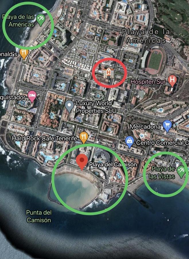 Superb Seaview Apartment In Playa De Las Americas Ngoại thất bức ảnh